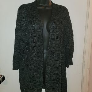 Size XXL time and Tru charcoal cardigan